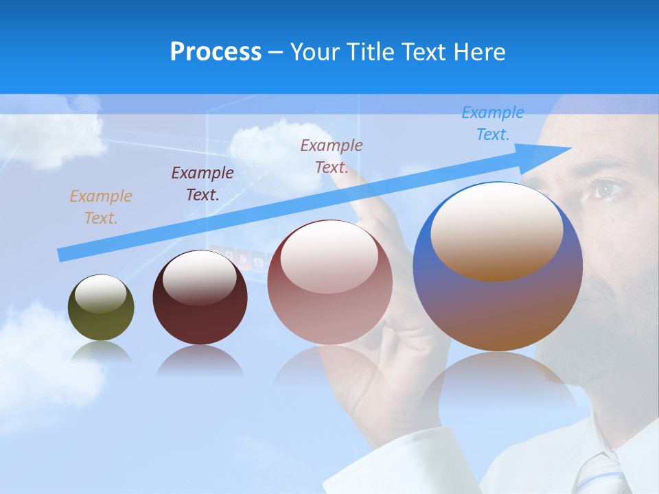 Business Technology Flowchart PowerPoint Template