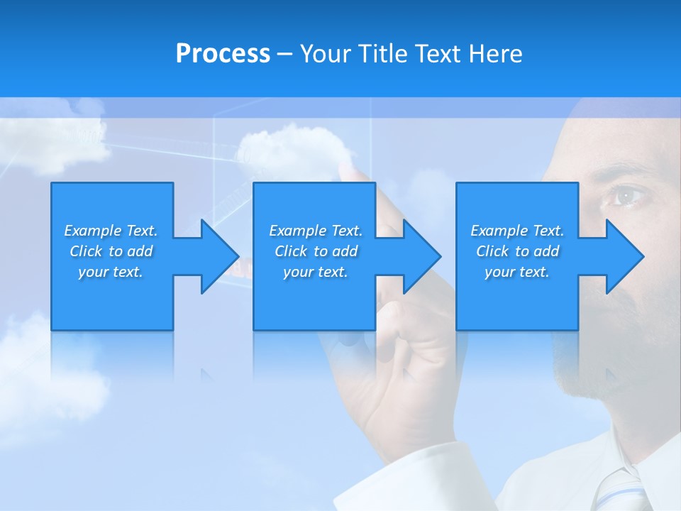 Business Technology Flowchart PowerPoint Template