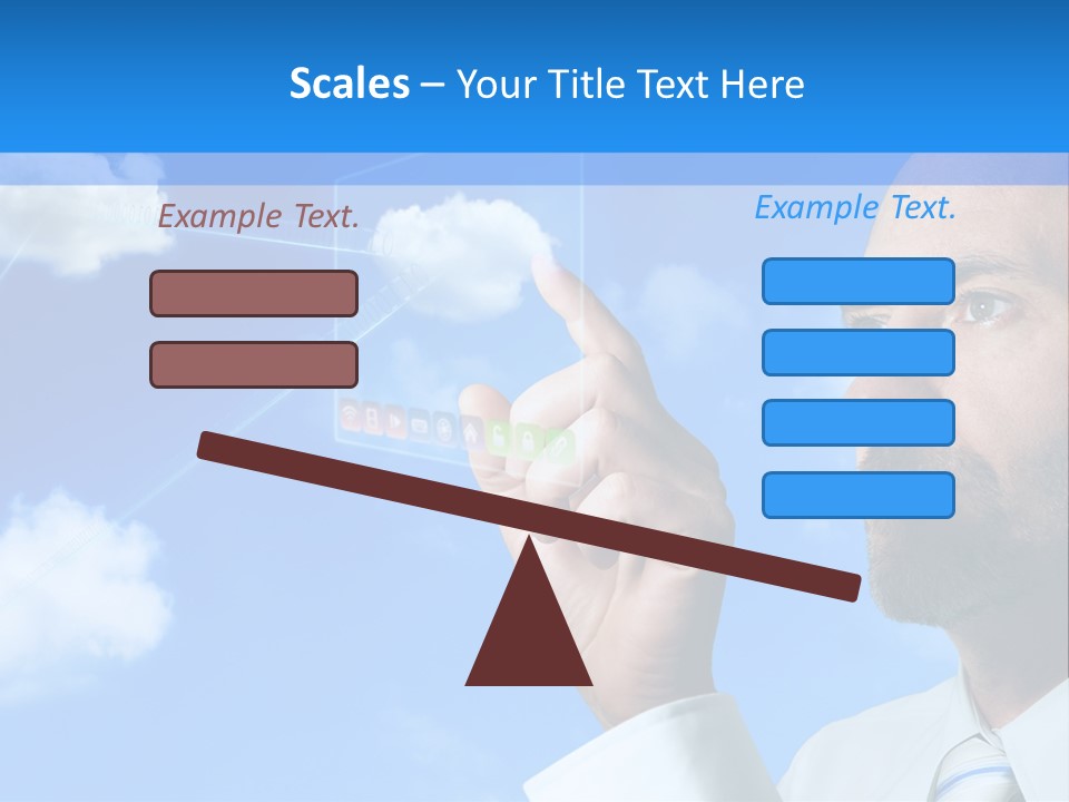 Business Technology Flowchart PowerPoint Template