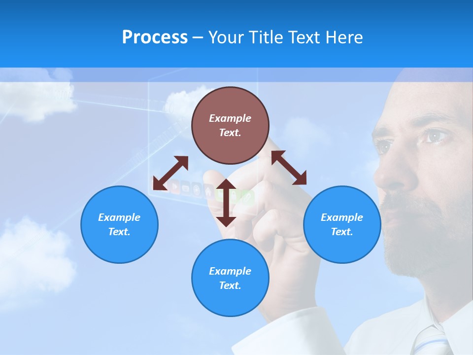Business Technology Flowchart PowerPoint Template