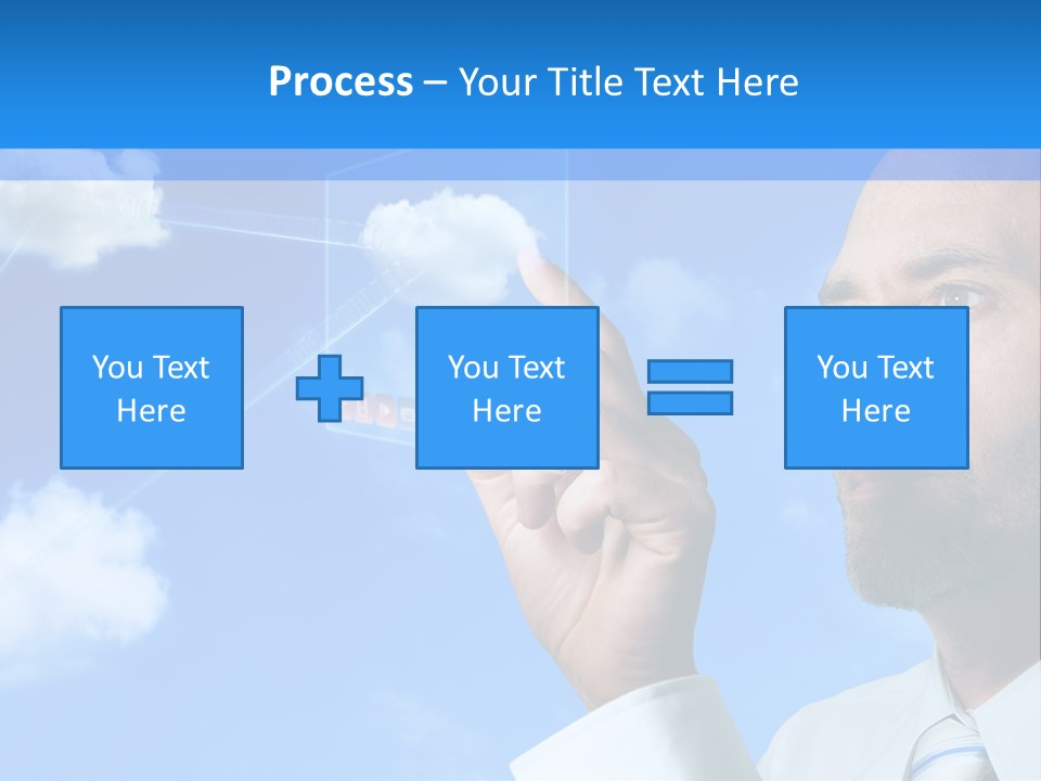 Business Technology Flowchart PowerPoint Template