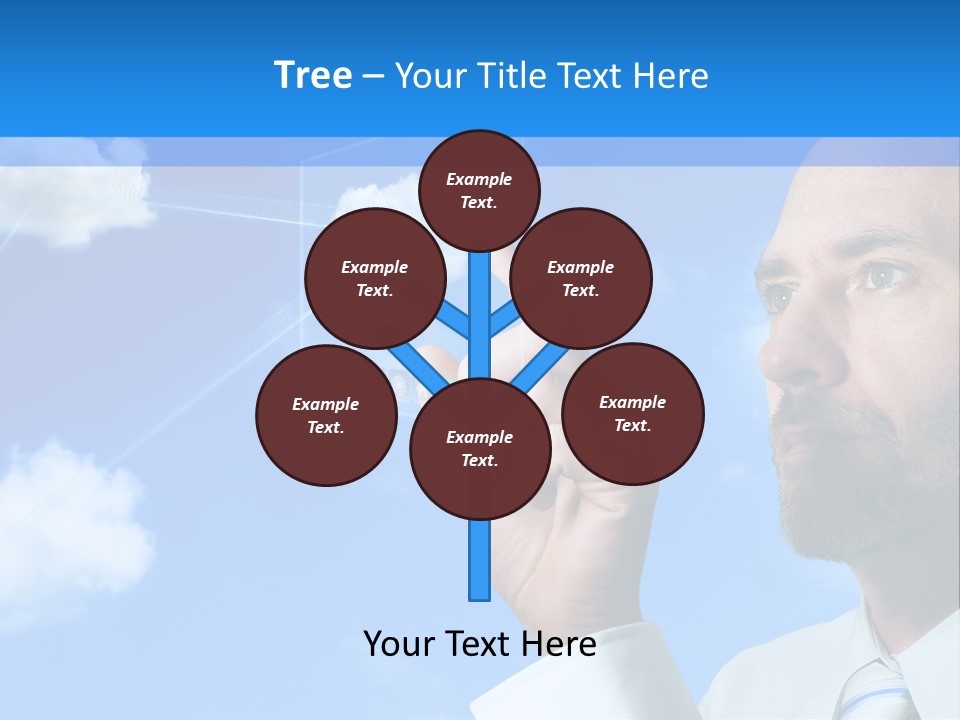 Business Technology Flowchart PowerPoint Template