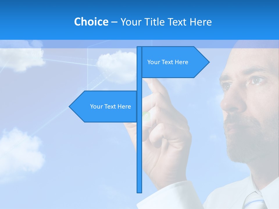 Business Technology Flowchart PowerPoint Template