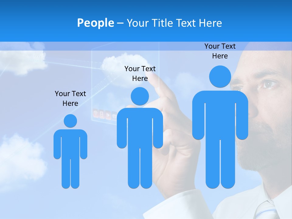 Business Technology Flowchart PowerPoint Template