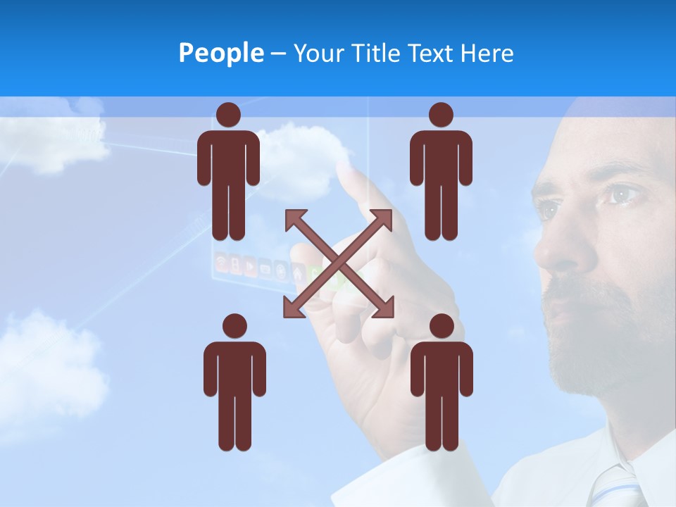 Business Technology Flowchart PowerPoint Template