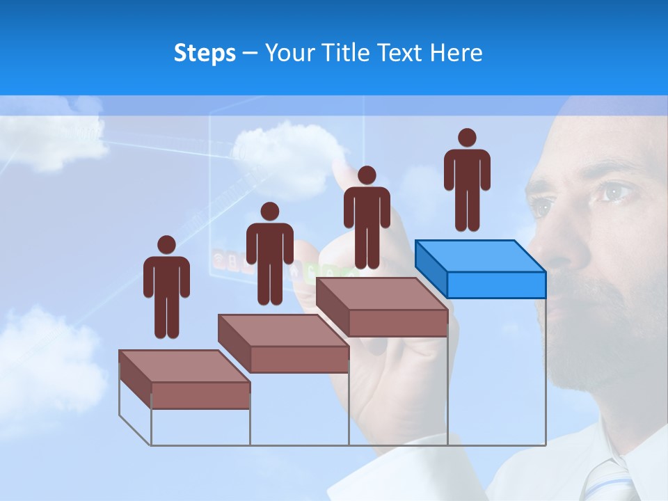 Business Technology Flowchart PowerPoint Template