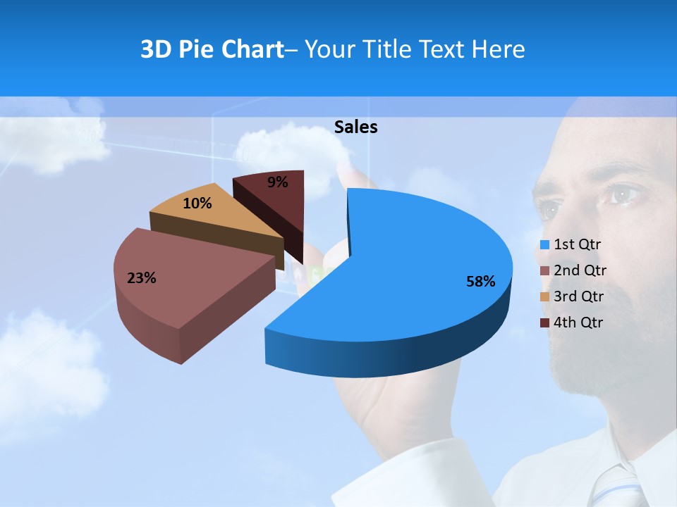 Business Technology Flowchart PowerPoint Template