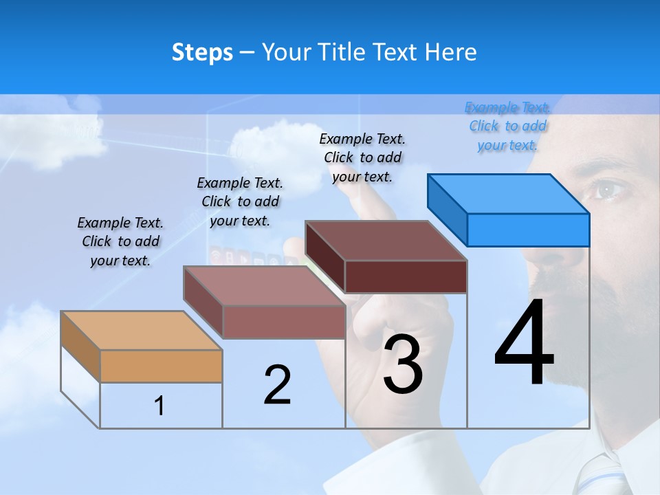 Business Technology Flowchart PowerPoint Template