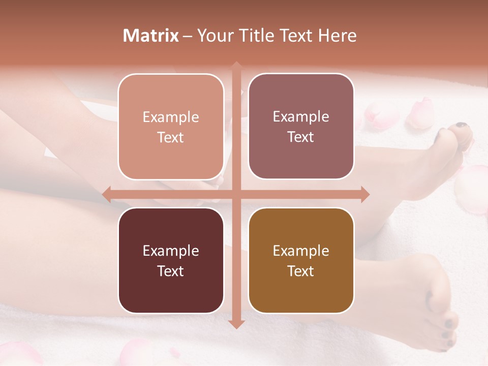 Petals Roses Healthy PowerPoint Template