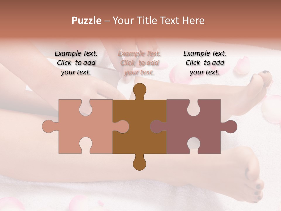 Petals Roses Healthy PowerPoint Template