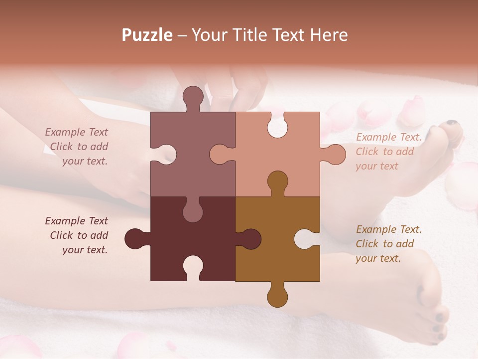 Petals Roses Healthy PowerPoint Template