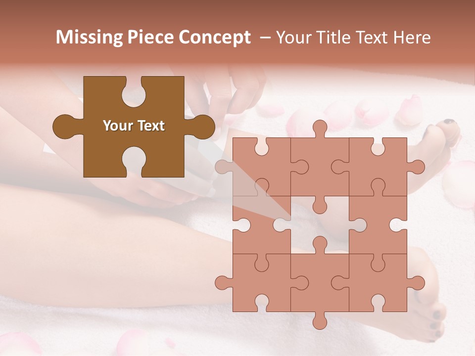 Petals Roses Healthy PowerPoint Template