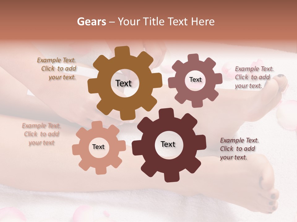 Petals Roses Healthy PowerPoint Template