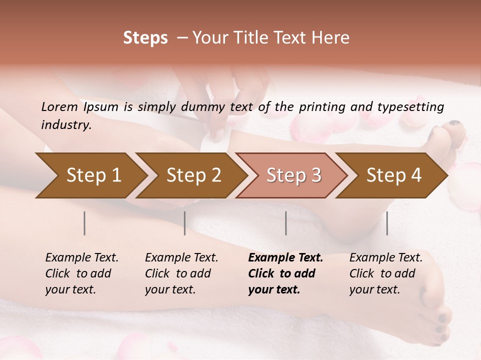 Petals Roses Healthy PowerPoint Template