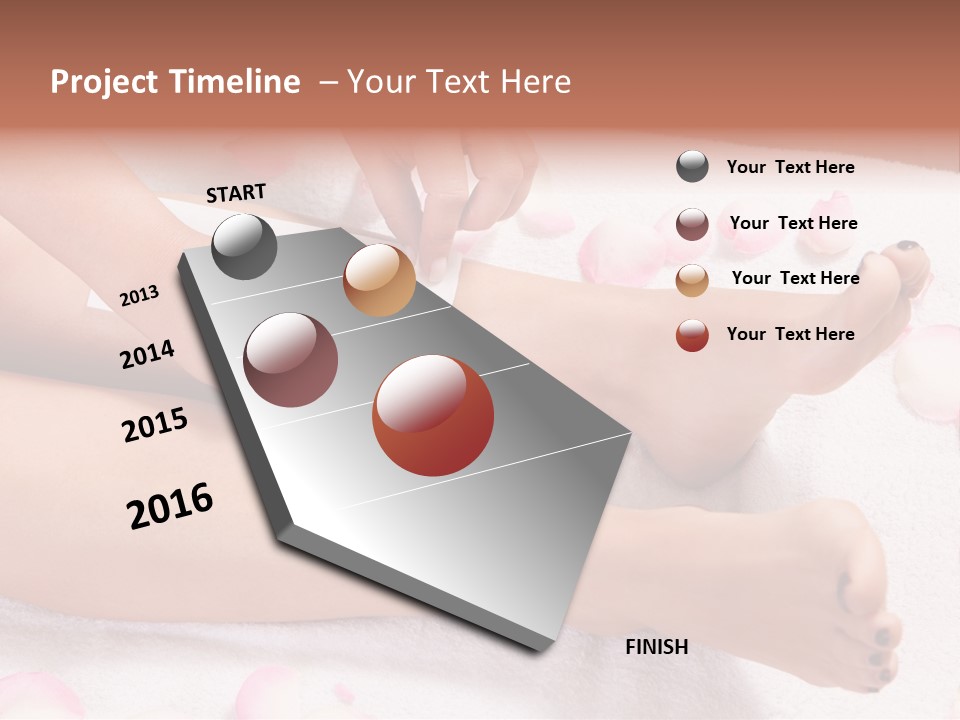 Petals Roses Healthy PowerPoint Template