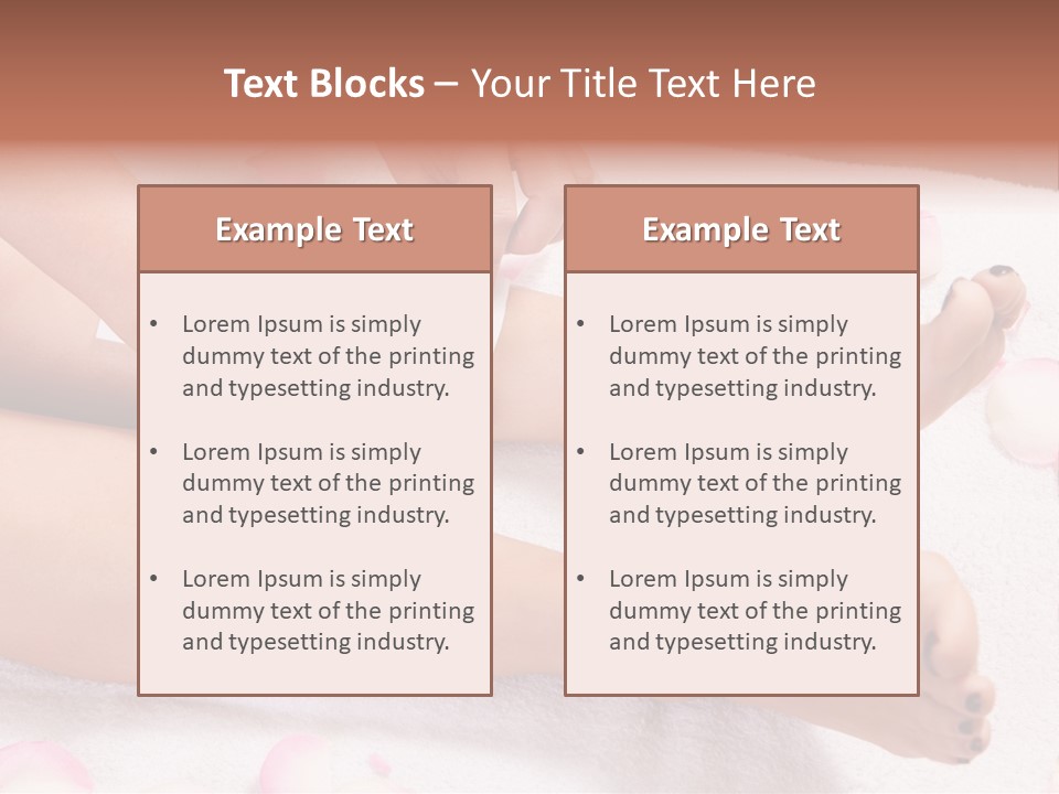 Petals Roses Healthy PowerPoint Template