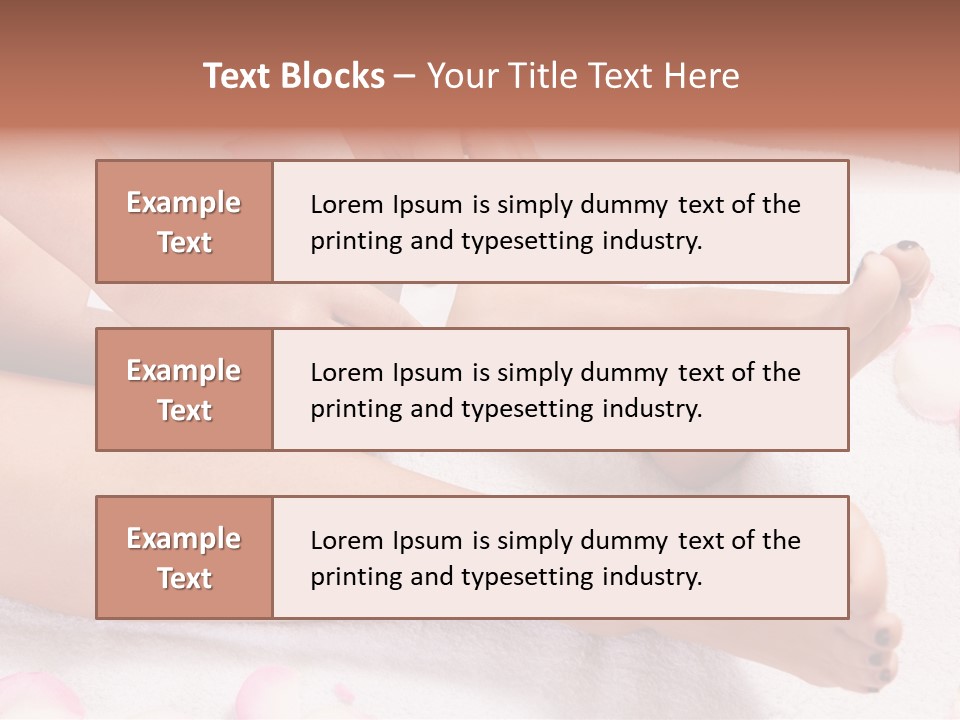 Petals Roses Healthy PowerPoint Template