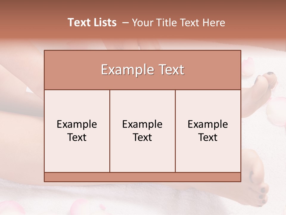 Petals Roses Healthy PowerPoint Template