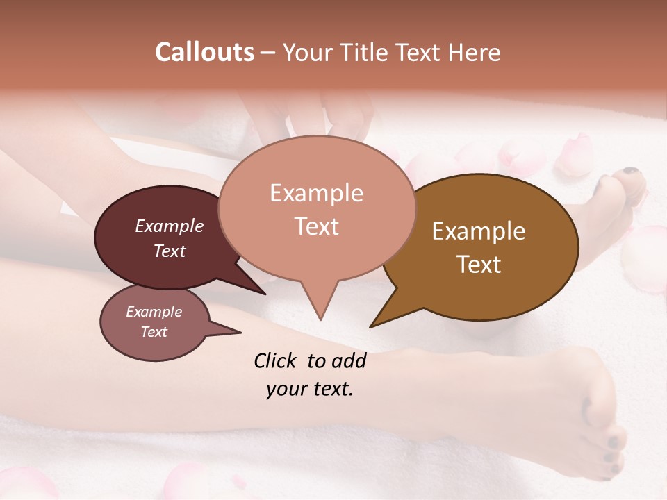 Petals Roses Healthy PowerPoint Template