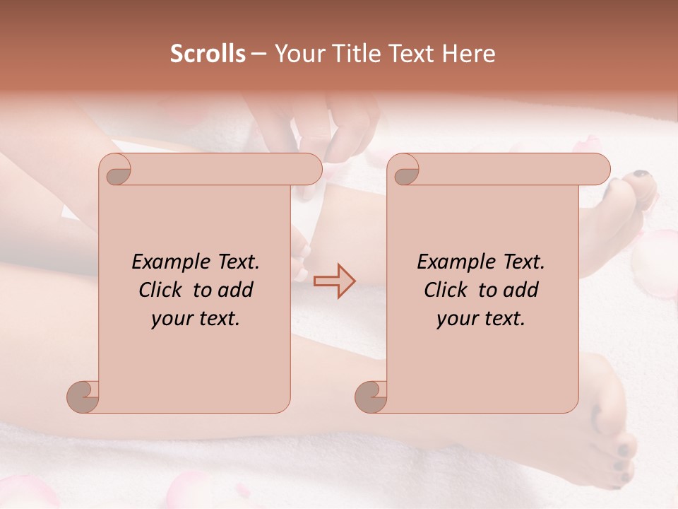 Petals Roses Healthy PowerPoint Template