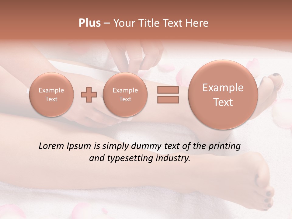 Petals Roses Healthy PowerPoint Template