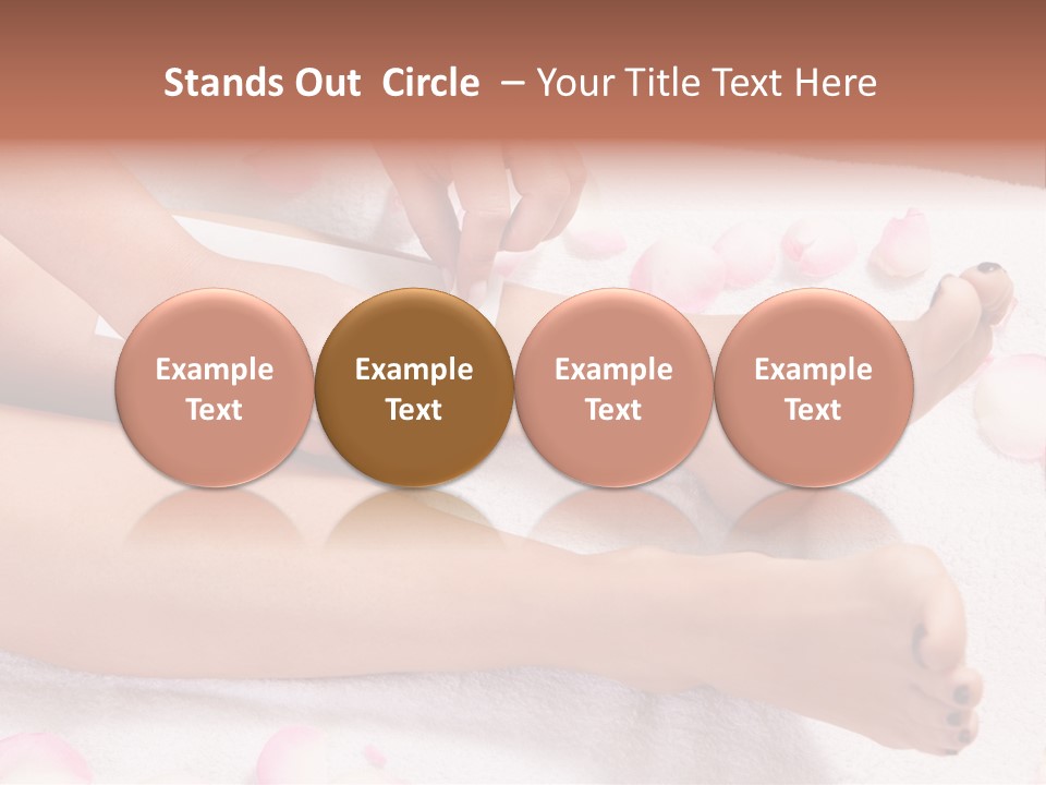 Petals Roses Healthy PowerPoint Template