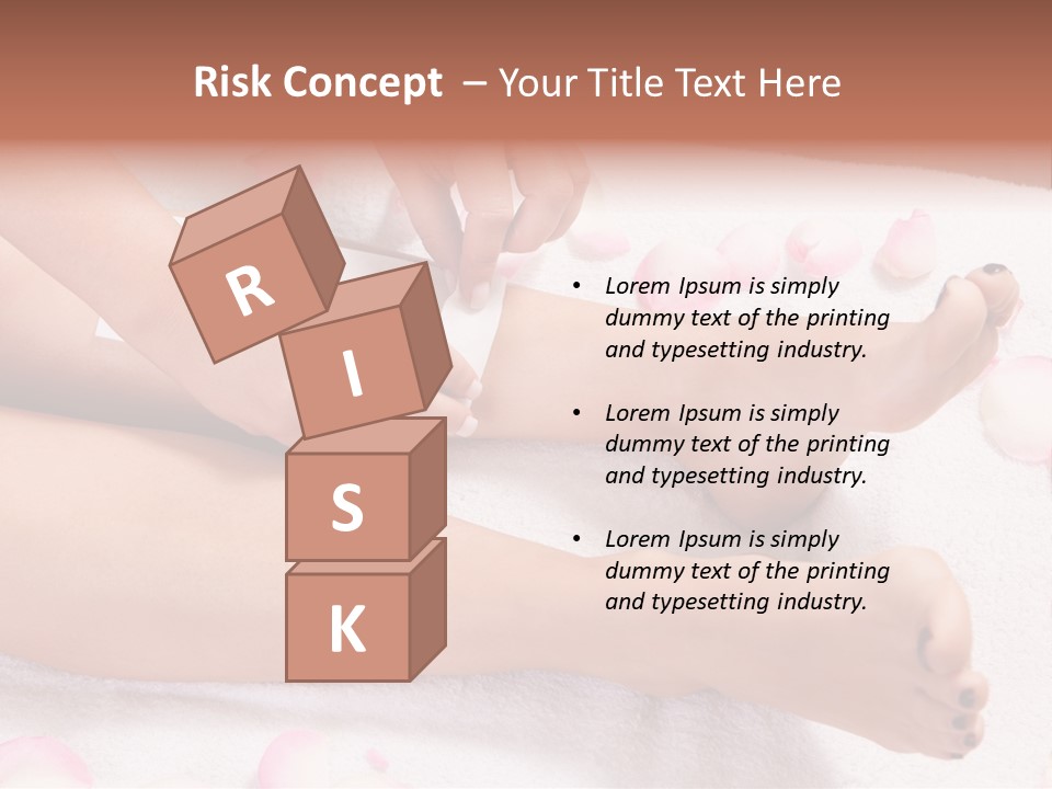 Petals Roses Healthy PowerPoint Template