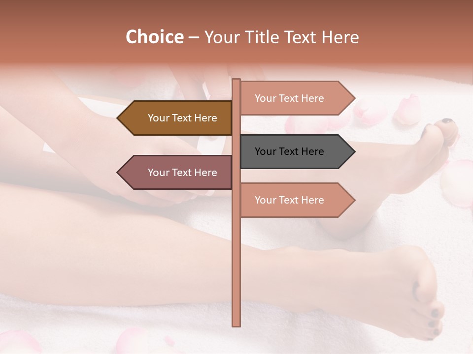 Petals Roses Healthy PowerPoint Template