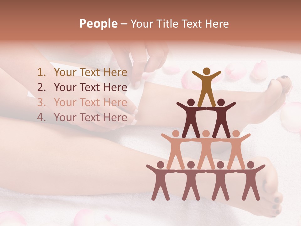 Petals Roses Healthy PowerPoint Template