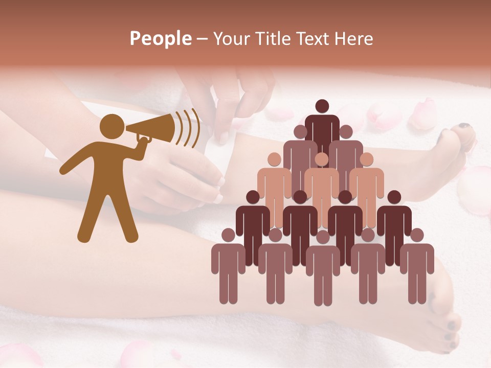 Petals Roses Healthy PowerPoint Template