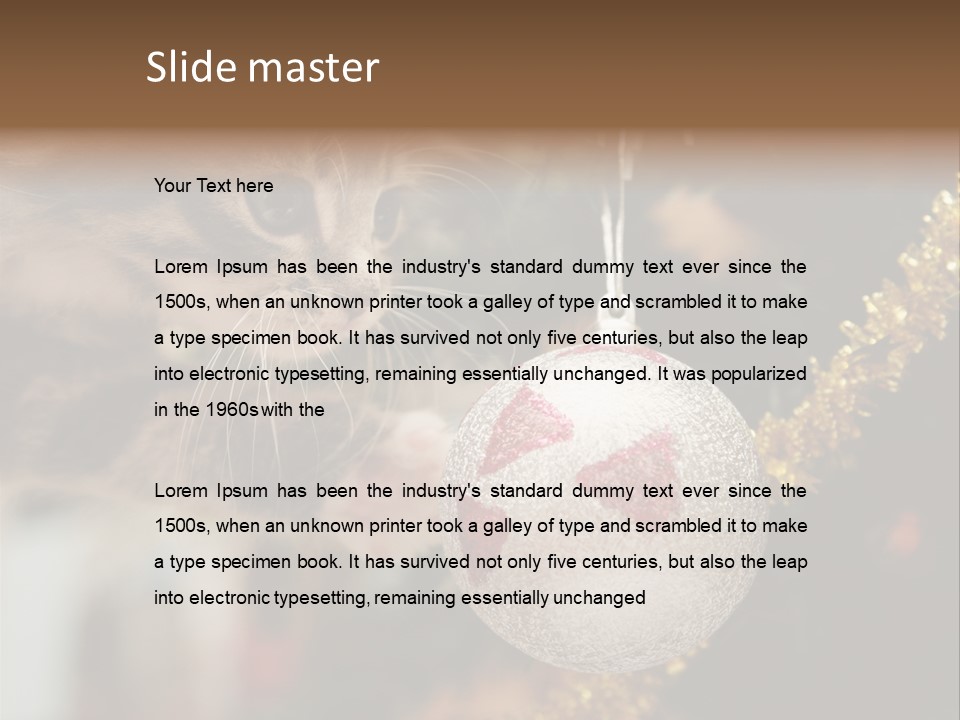 Tree Play Pet PowerPoint Template