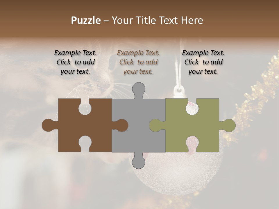 Tree Play Pet PowerPoint Template