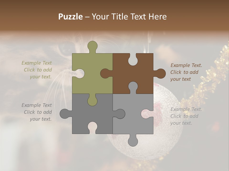 Tree Play Pet PowerPoint Template