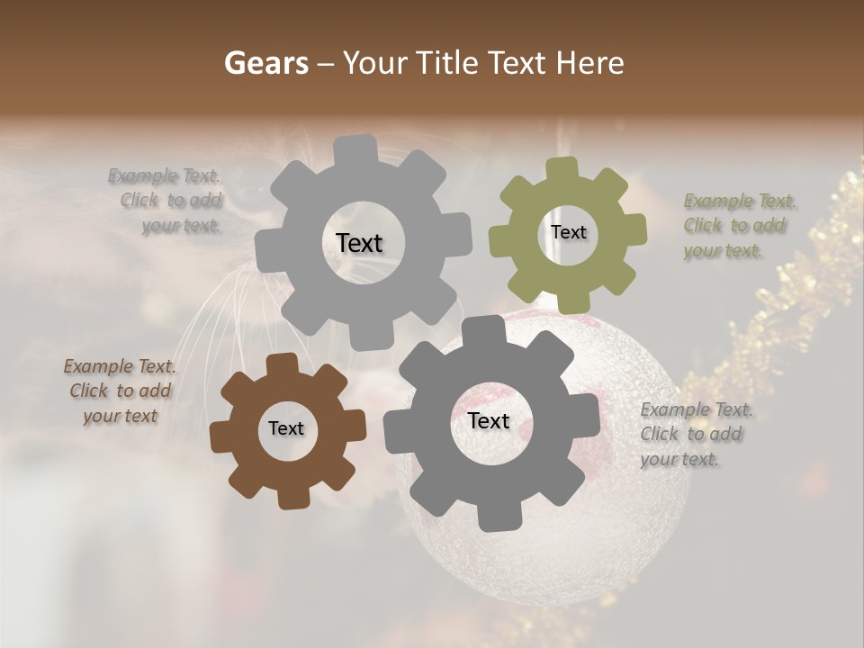 Tree Play Pet PowerPoint Template