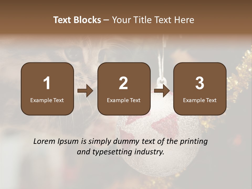 Tree Play Pet PowerPoint Template