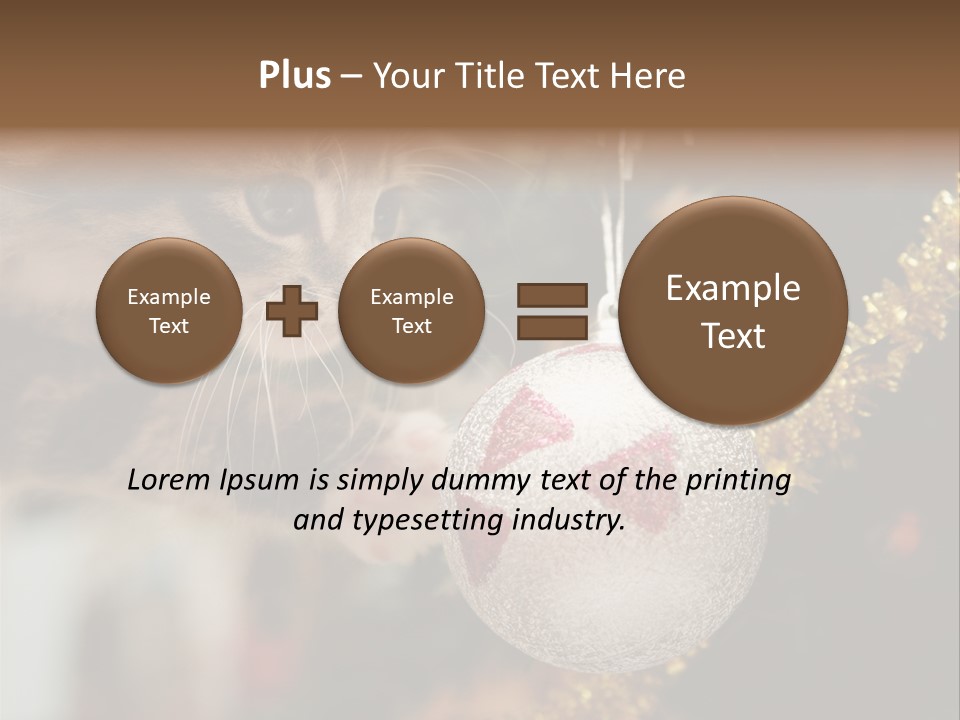 Tree Play Pet PowerPoint Template