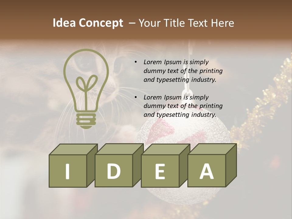 Tree Play Pet PowerPoint Template