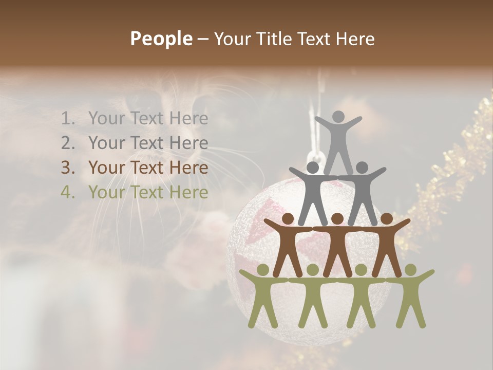 Tree Play Pet PowerPoint Template