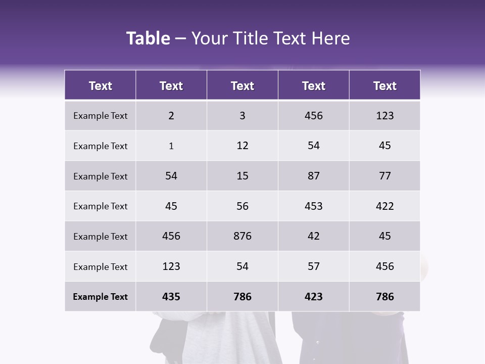 Teenagers Studio Posing PowerPoint Template