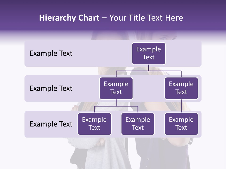 Teenagers Studio Posing PowerPoint Template