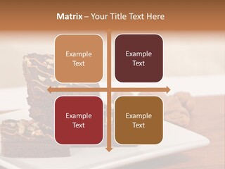Calories Walnut Fattening PowerPoint Template