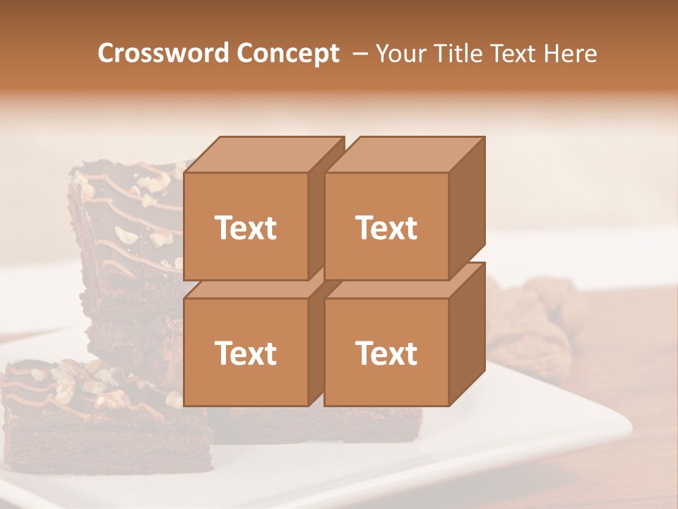 Calories Walnut Fattening PowerPoint Template