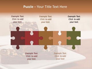 Calories Walnut Fattening PowerPoint Template