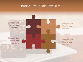 Calories Walnut Fattening PowerPoint Template