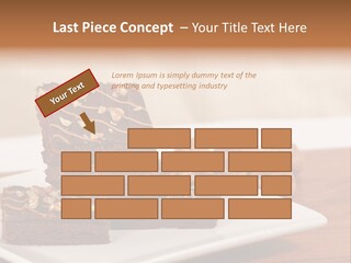 Calories Walnut Fattening PowerPoint Template