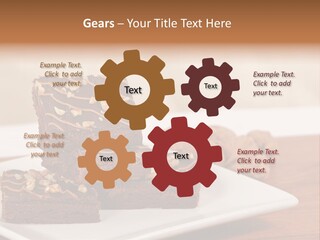 Calories Walnut Fattening PowerPoint Template