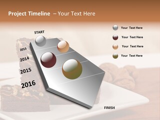 Calories Walnut Fattening PowerPoint Template