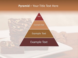 Calories Walnut Fattening PowerPoint Template