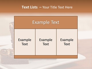 Calories Walnut Fattening PowerPoint Template