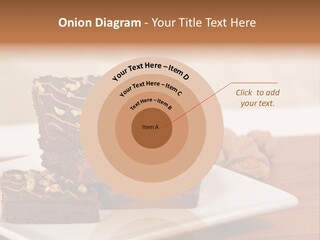 Calories Walnut Fattening PowerPoint Template